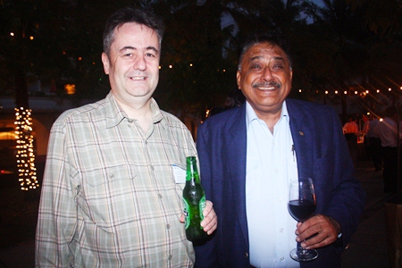 Mark Butters, Director, RSM Advisory Thailand Ltd. and Peter Malhotra, MD of Pattaya Mail Media Group.