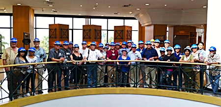 PCEC members ready to start their tour of the Meyer Industries Factory in Laem Chabang.
