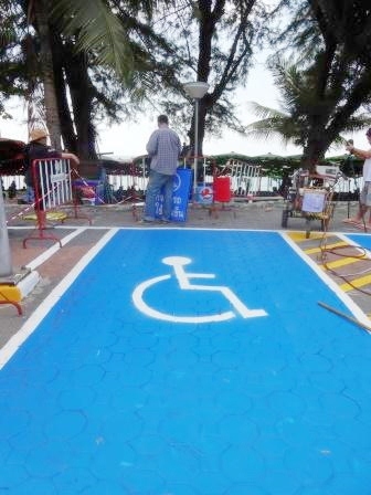 Special areas on the beach will be reserved for the physically challenged. Pattaya plans to be the top destination for handicapped people.