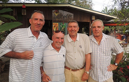 Treasure Hill golfers (from left) Sonny Crawford, Sugar Ray Handford, Eddy Beilby and Stefan Hoge.