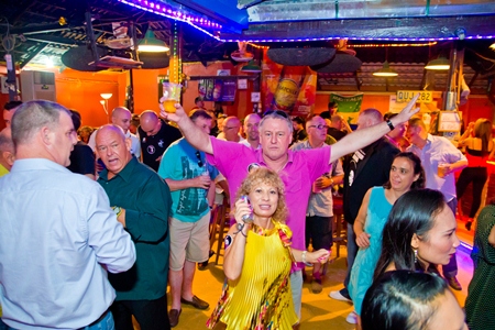 A packed dance floor at Boomerang Bar soaks up some Northern Soul.