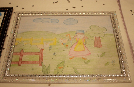 An idyllic scene created by one of the children from Ban Jing Jai.