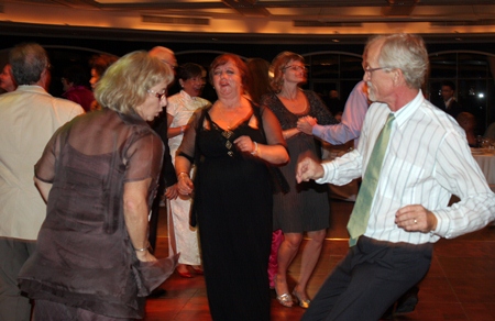 Guests take to the dance floor - after all, it is a Gala Dinner Dance.