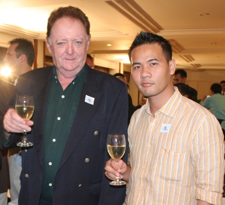 Allan Riddell, director and Pasit Foobunma, board member of the South African Chamber of Commerce.