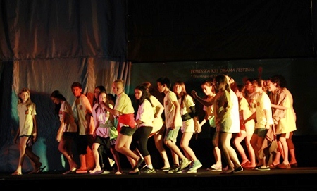 Students dance and act their way through the final show.