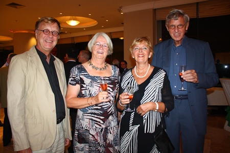 Hubert and Ria Zanten, Yvonne and Willem Stevent.