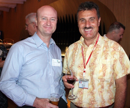Neil Farrell (Elastomer Products) and Michael Diamente (Dana Spicer).