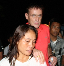 Ralph Wies and his wife Phayao are arrested for allegedly operating the German International School without a license.