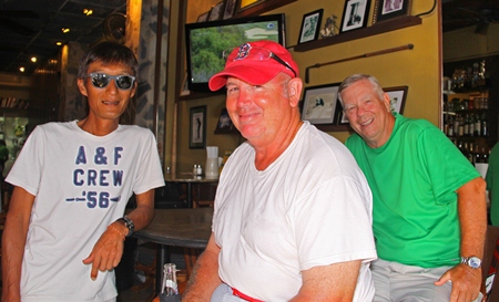 Ken Aihara, Peter Rogers, and a forgetful Alan Rothwell.