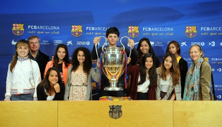 A visit to Barcelona Football Ground.
