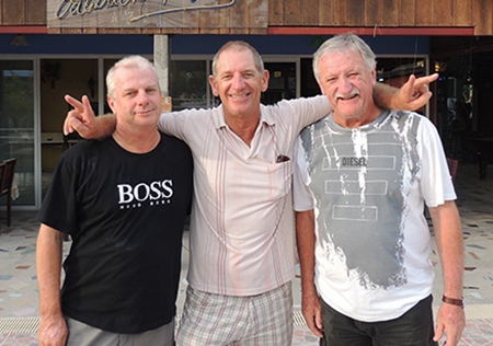 Greg Hill, Sel Wegner and John Player.