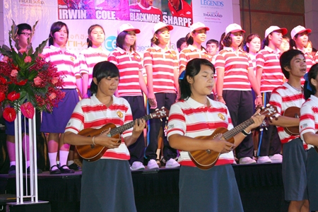 The Mechai Pattana School children sing “We Are The World.”