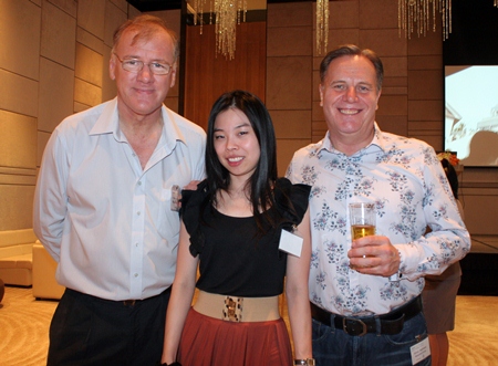 (L to R) Clive N. Butcher (Transearch), Natchanan Dechaakhrawanit (Business Development Manager for Allied Pickfords Thailand), and Simon Matthews (Country Manager, Thailand, Manpower Group).
