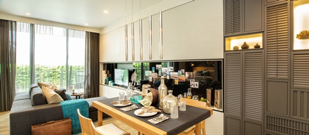 Unit sizes range from 40 to 154sqm with starting prices beginning at 3.59 MB.