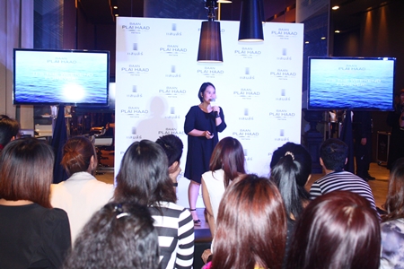 Agents and media soak up the latest news about Sansiri’s exciting Baan Plai Haad development.