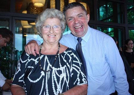 (L to R) Maureen and Paul Strachan.