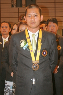 Bunanat Pattanasin, president of the Lions Club of Pattaya-Nongprue 2013-2014.