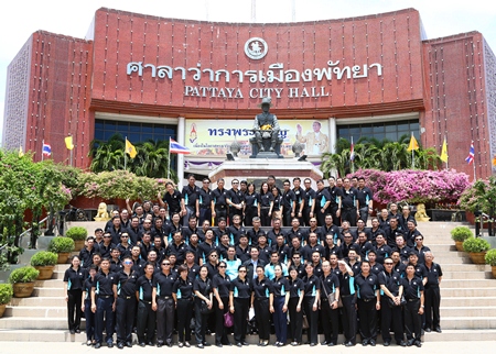 Police officials recently visited Pattaya as part of a continuing-education course at the Royal Thai Police Academy.