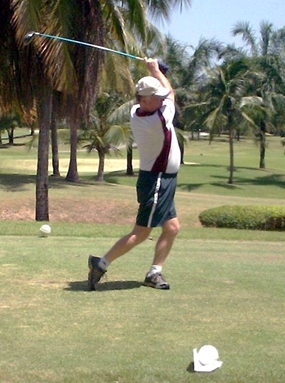 June Golfer of the Month, John Graham, tees-off a new campaign.