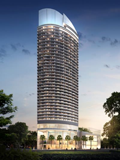 An artist’s rendering of the planned Centara Grand Residence Tower.