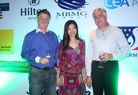 (L to R) Jeffrey Sage, Vice President Sales, APAC, Meru Networks, Nannapat Sriwalai, Business Development Director, Grant Thornton and Frank Holzer from General Motors.
