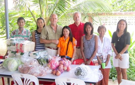 Nigel, PSC and some residents.