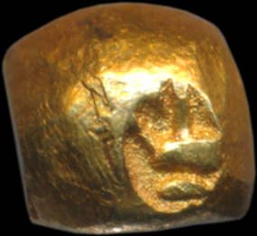 Lot 2258 - The interest for Thai bullet coins, Pod Duang, seems to be rising. This is not surprising; Thailand is the only country in the world with this type of coins introduced during the Sukhothai Kingdom, and Centuries 13-15 A.D. The bullet coins were the most common form of payment for more than 600 years. The first Thai “flat” coin was struck in 1857 on a hand operated machine given by Queen Victoria to King Mongkut, Rama IV. In this auction there were 21 lots of bullet coins. The most expensive was a gold 1/8 baht, Fuang, struck during the reign of King Mongkut, Rama IV. The weight was 1.77 grams, starting price was Baht 20,000 and the bidding ended on Baht 41,000.