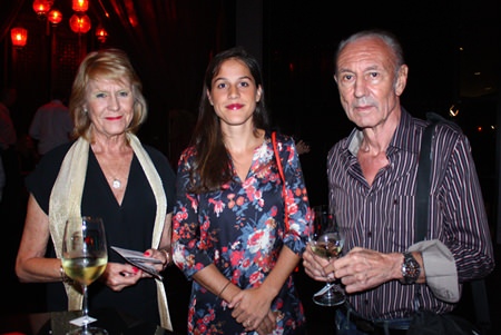 (L to R) Diane Barker, Anaïs Marmonier, Regional Marketing Assistant Manager, VCT Group of Wineries Asia Pte., Ltd., and Michael Barker.