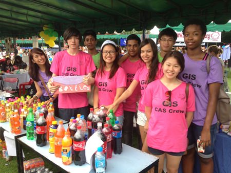 Garden International School’s IB students ran various activities to raise money for charity.
