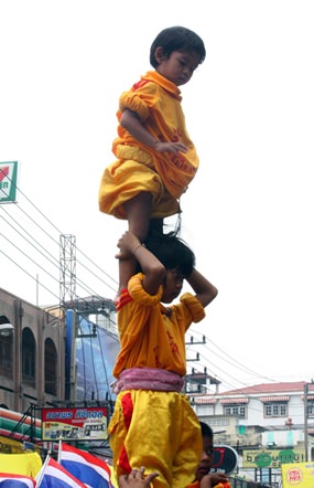 You’re never too young to start learning acrobatics.