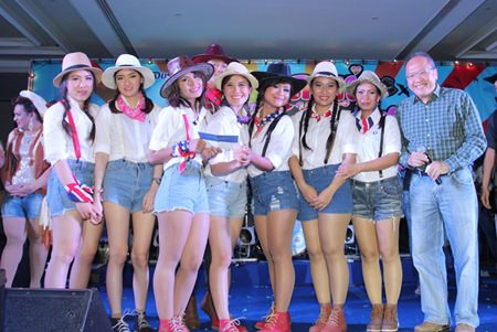 Some of the women are declared as wearing the best cowgirl costumes.