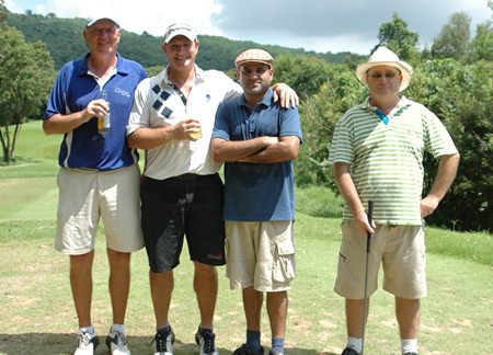 Refreshments on the tee - all part of the TQ Masters.