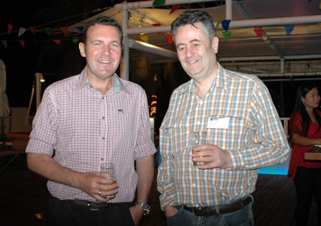 (L to R) Paul Wilkinson, GM of JVK International Movers Ltd., and Mark Butters, Director, RSM Advisory Thailand Ltd.