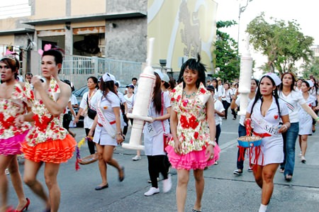 People from all walks of life march in the parade to reiterate the risks of spreading or contracting HIV.