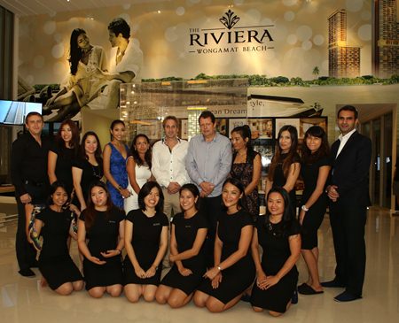 Winston Gale and his sales team welcome you to The Riviera at Wongamat.