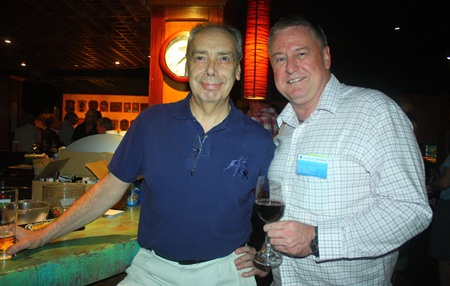 Peter Windgasse (left) and John Howarth, MD of Asia Pacific Pensions.
