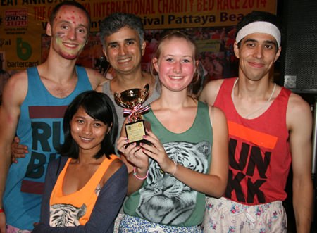 Foreign volunteers from the Father Ray Foundation.