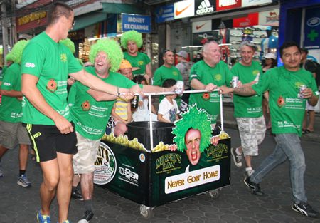 Murphy’s Law, as usual the last team to cross the finish line.