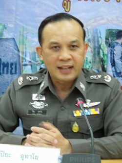 Royal Thai Police Spokesperson Police Major General Piya Uthayo.