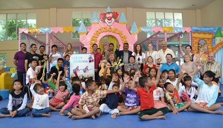 Hucky held a workshop at the Pattaya Orphanage touching the hearts of the children not only with his music but also with his love and care for them.