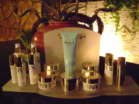 Margy’s Monte-Carlo products used at Aisawan Spa.