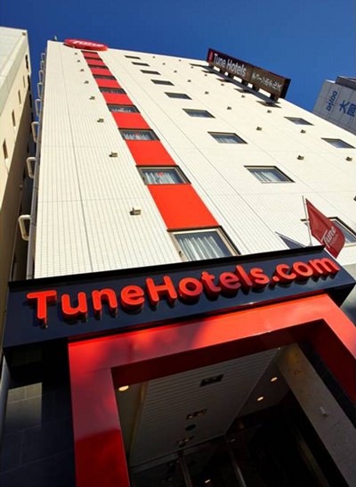 With a JPY10 billion war-chest Tune Hotels is set to expand in Japan, with 20 hotels by 2020.