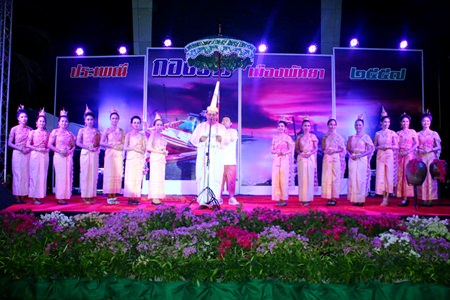 Angels take to the stage to bless the humans after having visited earth.