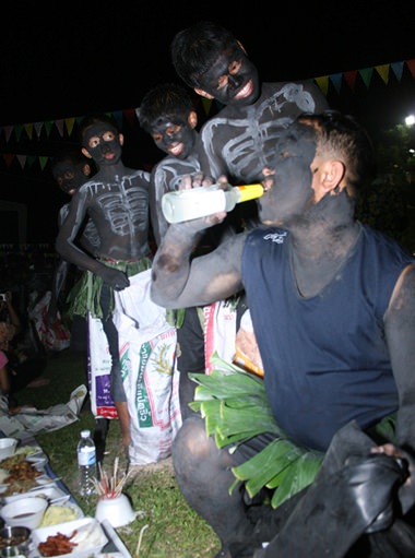 There is plenty of good food and drink to appease the ghosts.