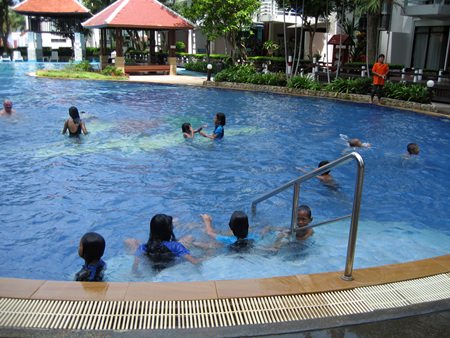 What could be more fun on a hot day than a dip in the pool?