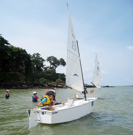 GIS students enjoyed their trip to the yacht club.