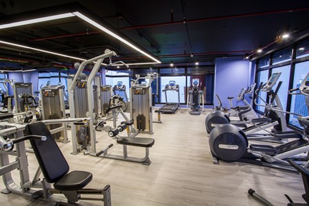 Work out in the 24th floor fitness center and enjoy stunning views of Pattaya.