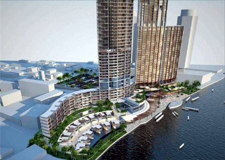 Landmark Waterfront will include two luxury hotels and a 73-storey branded residential tower.