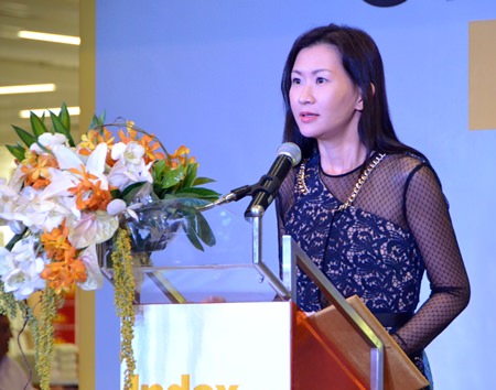 Index Living Mall Co. Managing Director Kridchanok Patamasatayasonthi said the new branch was opened to fulfill the increasing demands of Pattaya City, where the real estate industry is growing exponentially.”