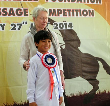 Kobe Dhanji earned best marks for off the lead rope independent.